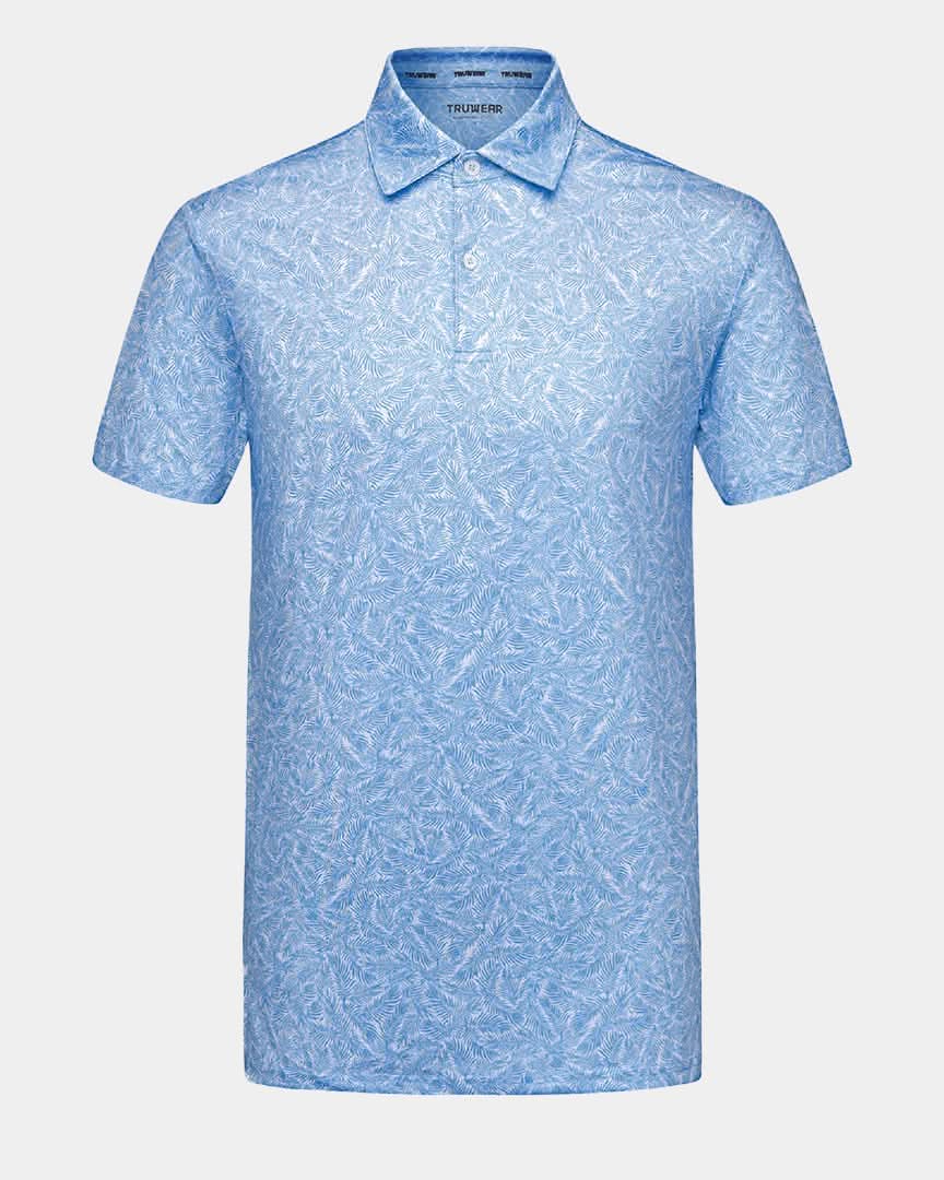 Elevation Palm Polo Aegean Blue - Palm