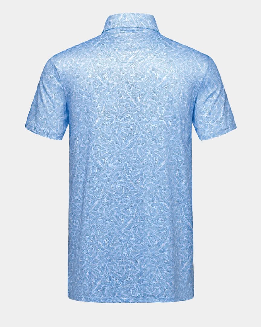 Elevation Palm Polo Aegean Blue - Palm