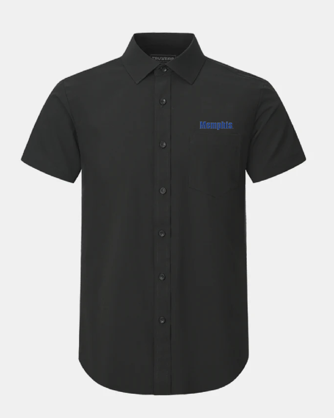 Memphis University Phenom Classic Black Short Sleeve Dress Shirt