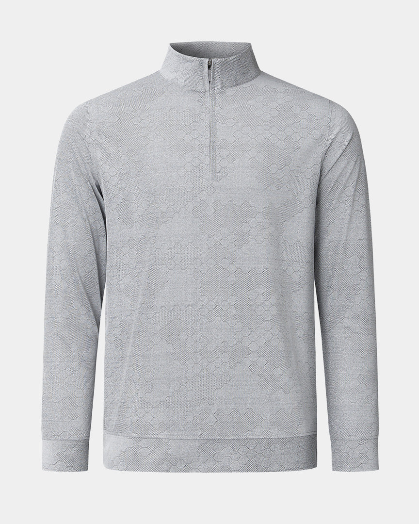 Swell Q-Zip Heather Grey - Heather