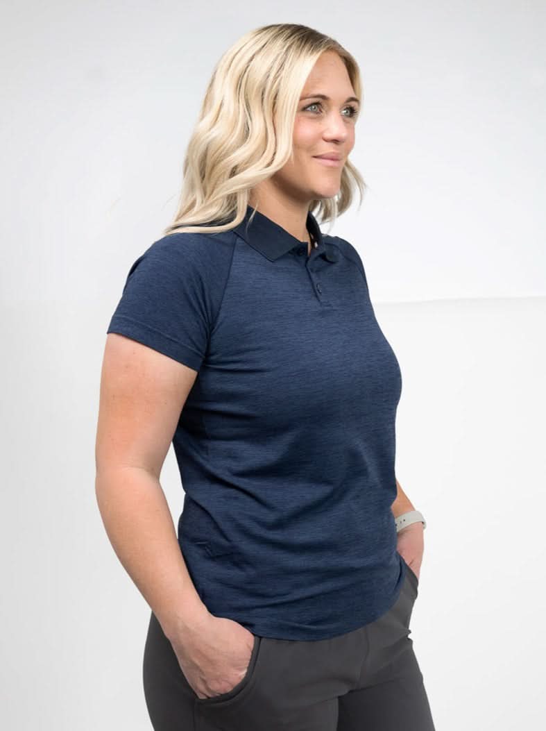 Women's Rise Polo Navy - Navy