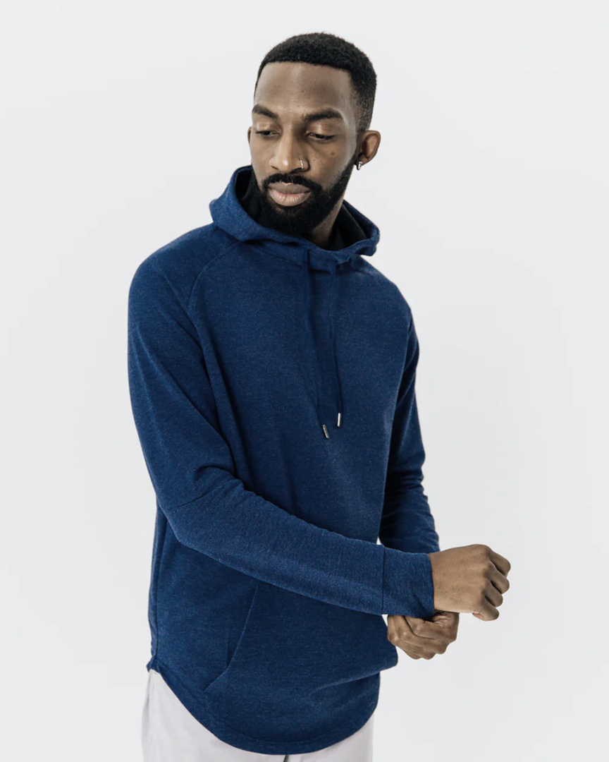 Scuba Heather Navy Hoodie - Heather