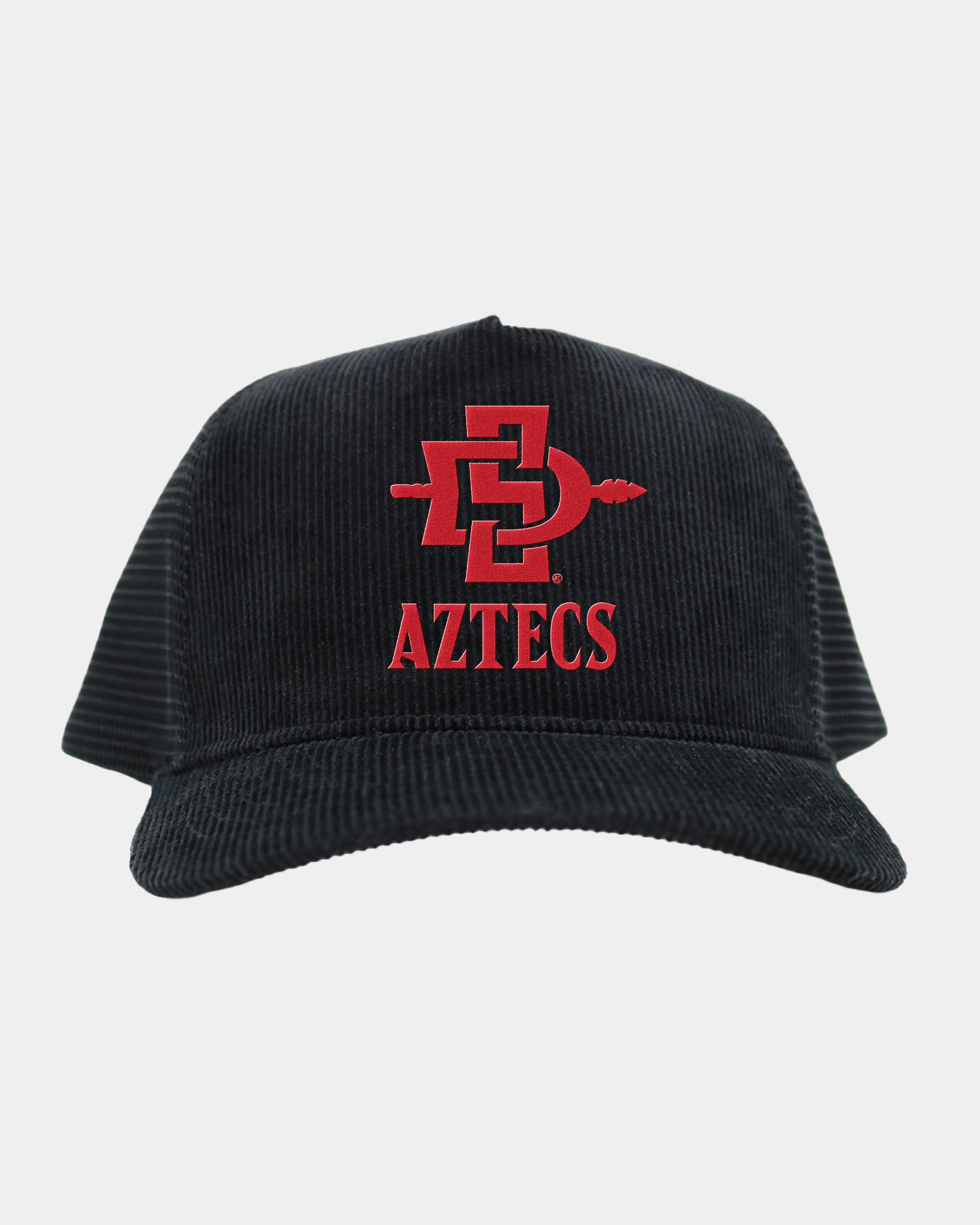 SDSU Black Full Cord Fade Hat