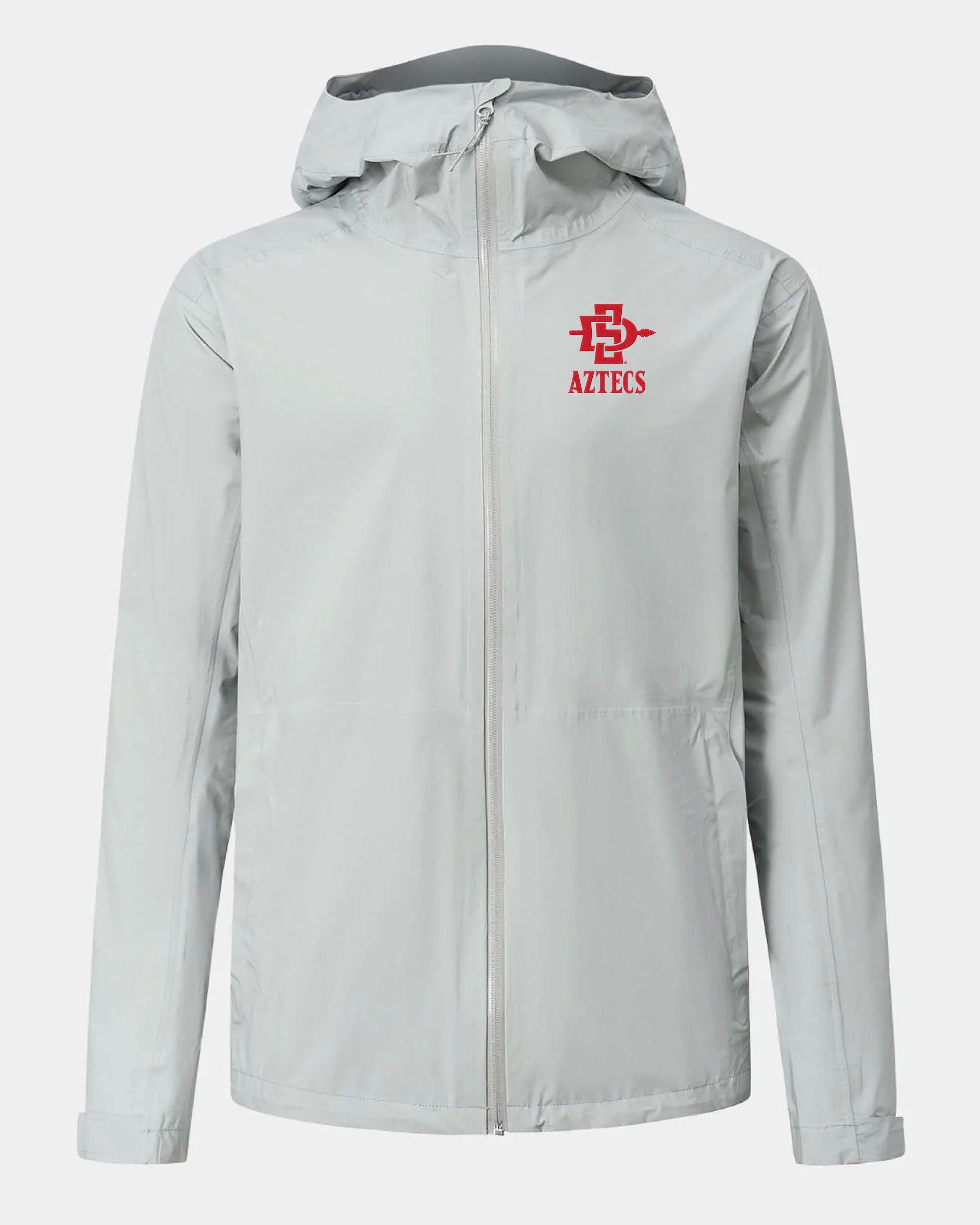 SDSU Voyage Rain Jacket Light Grey
