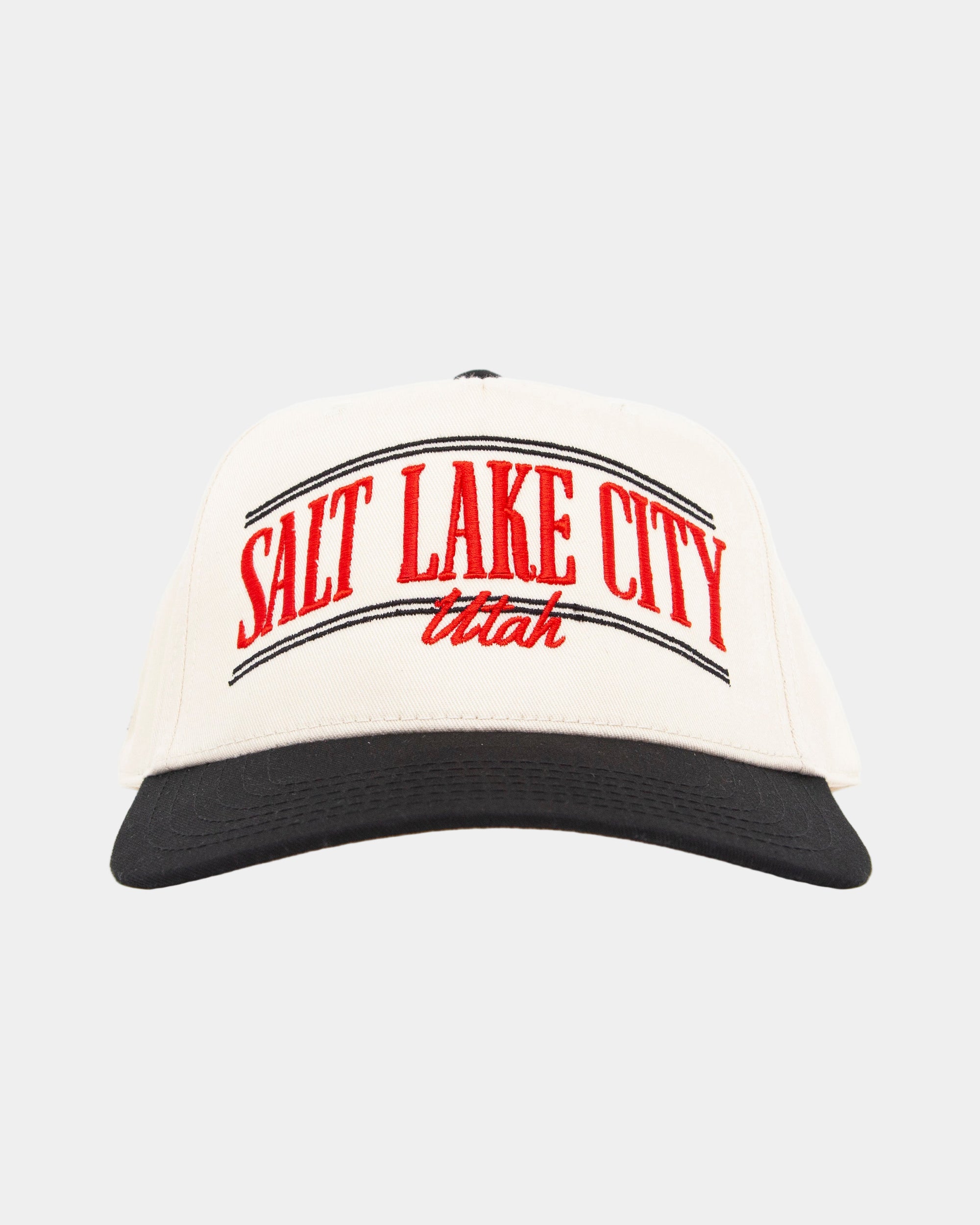 Salt Lake City Collegiate Otto Hat Cream &amp; Black