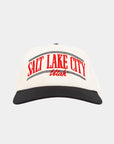 Salt Lake City Collegiate Otto Hat Cream & Black