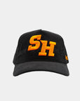 Sam Houston Black Full Cord Fade Hat