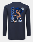 BYU Slam Dunk Spectacle 2.0 Navy Long Sleeve T-Shirt