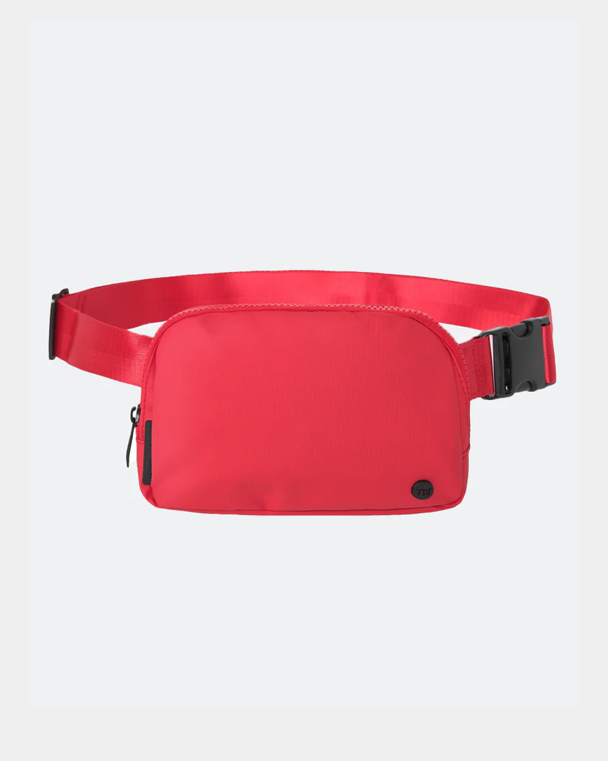 Static Crimson Red Crossbody