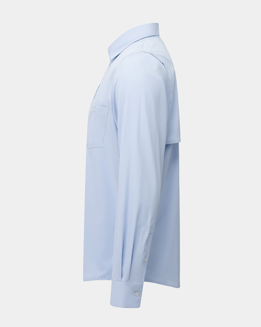 Tech Shirt T110 Light Blue Standard Long Sleeve