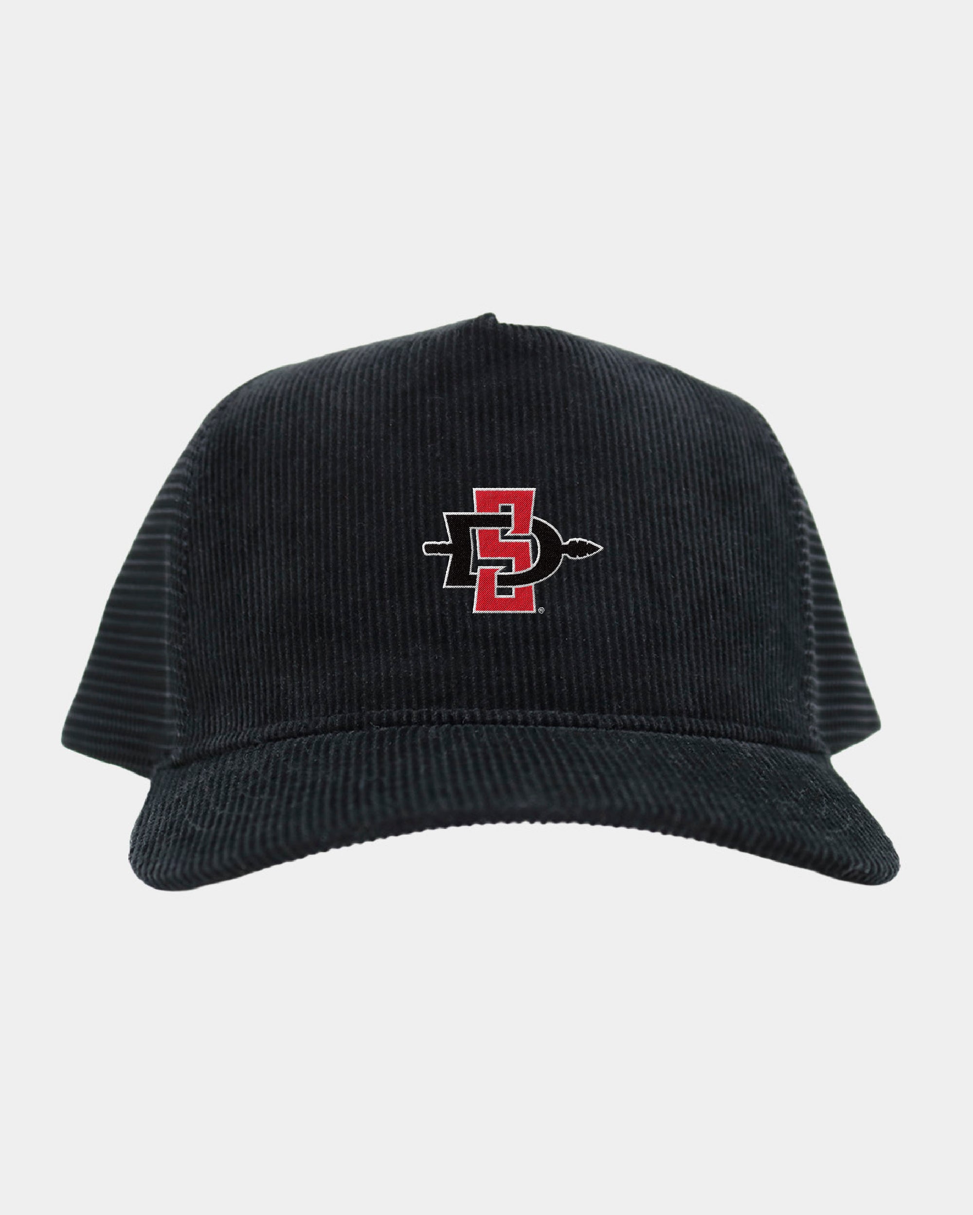 SDSU Black Full Cord Fade Hat