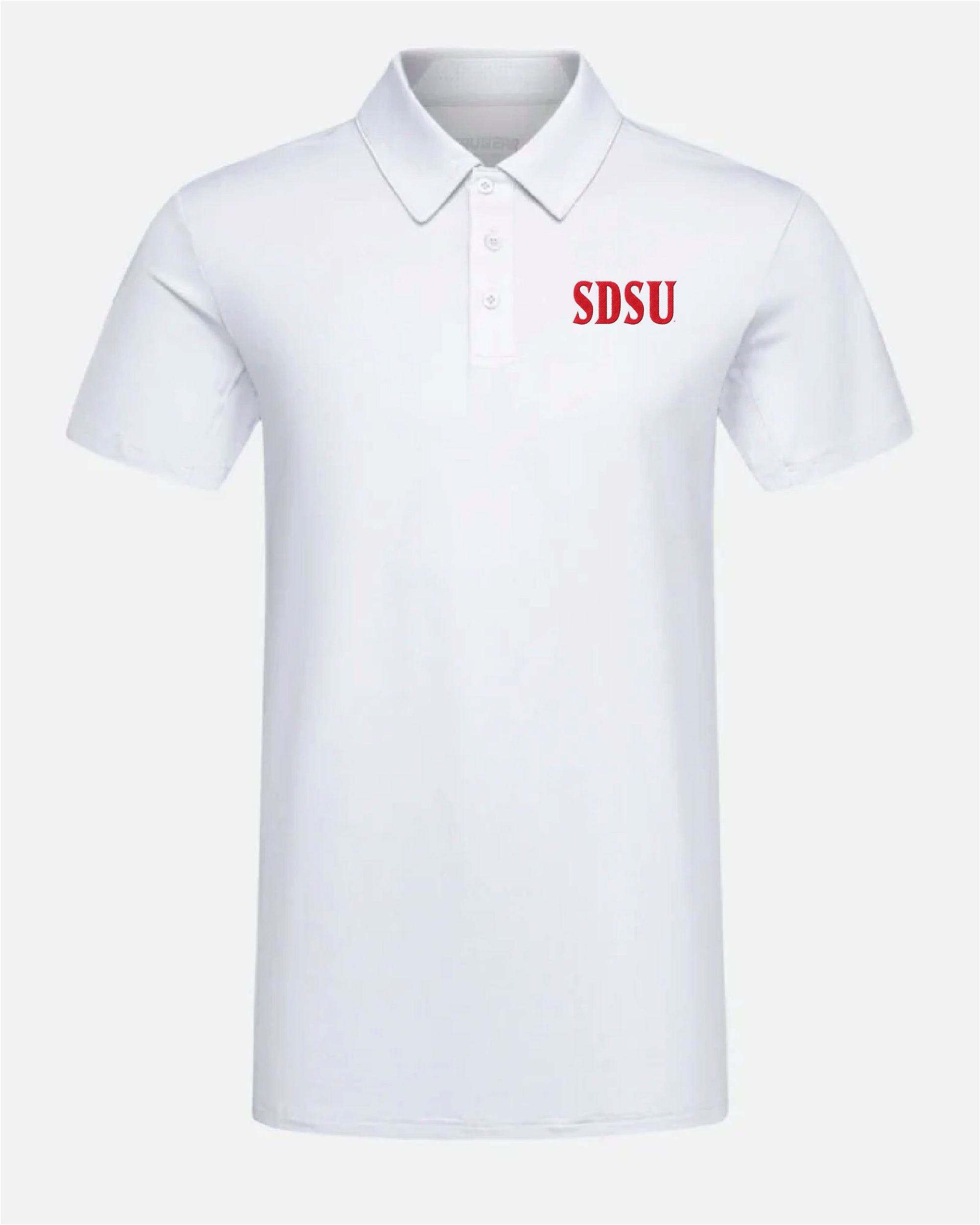 SDSU Crest 2.0 Light Grey Polo