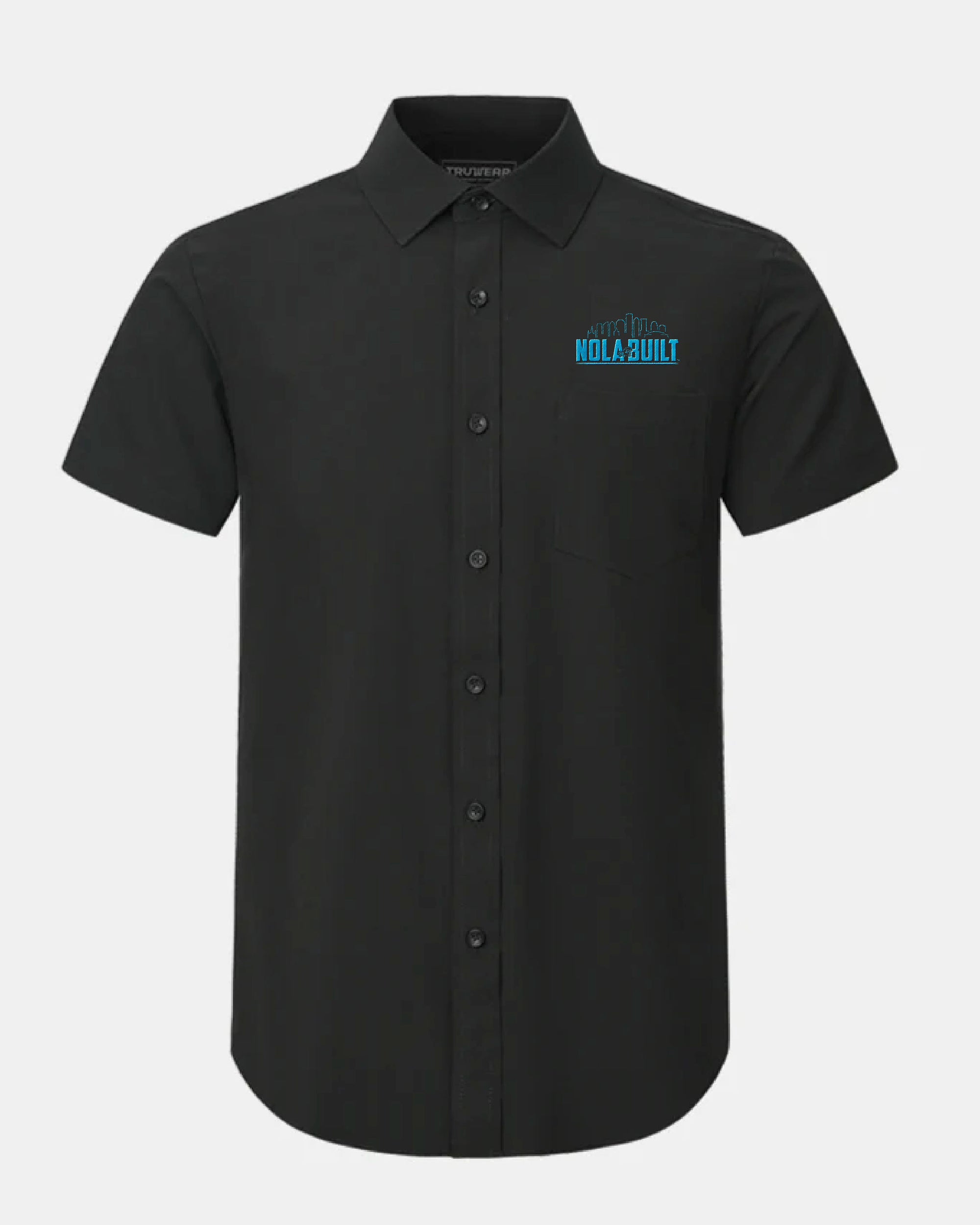 Tulane Phenom Classic Black Short Sleeve Dress Shirt