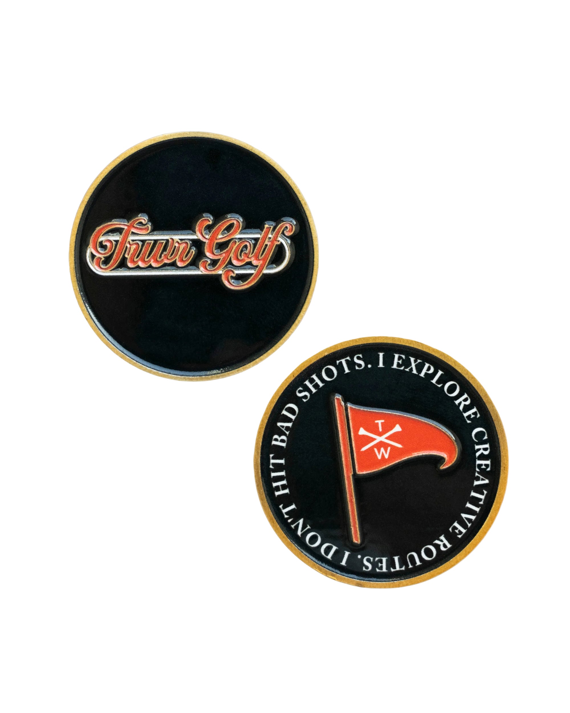 "I don't hit bad shots" Ball Marker