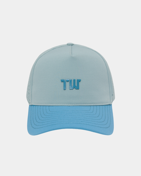 Limited Edition Aqua and Powder Blue Eagle Hat