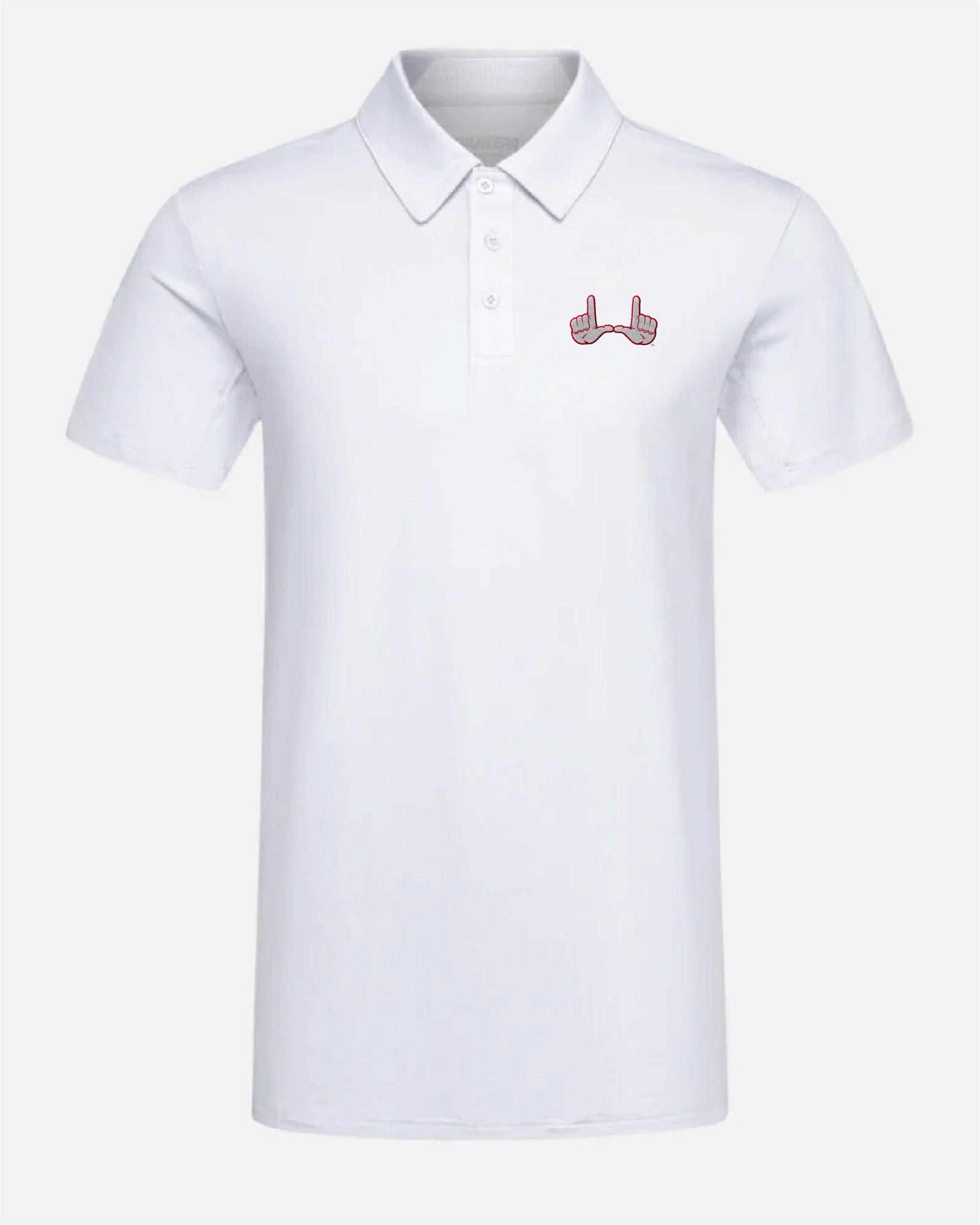 UofU Crest 2.0 Light Grey Polo