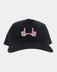 UofU Black Full Cord Fade Hat