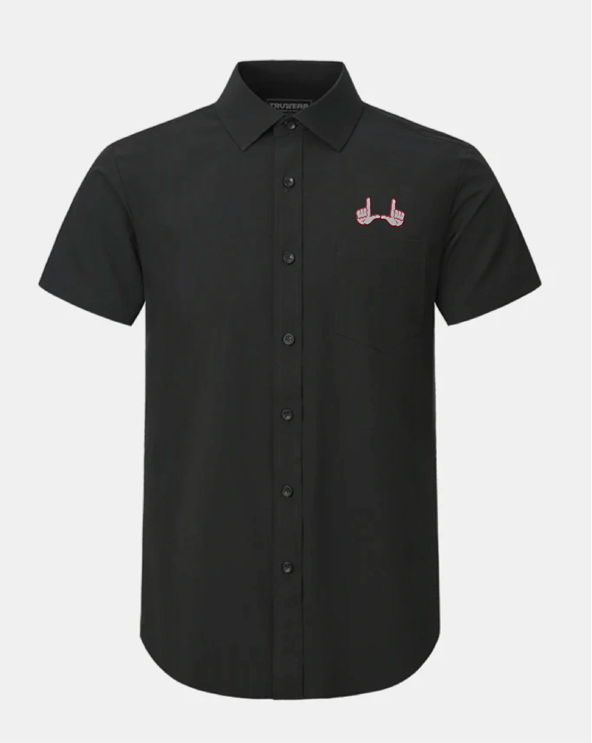 UofU Phenom Classic Black Short Sleeve Dress Shirt
