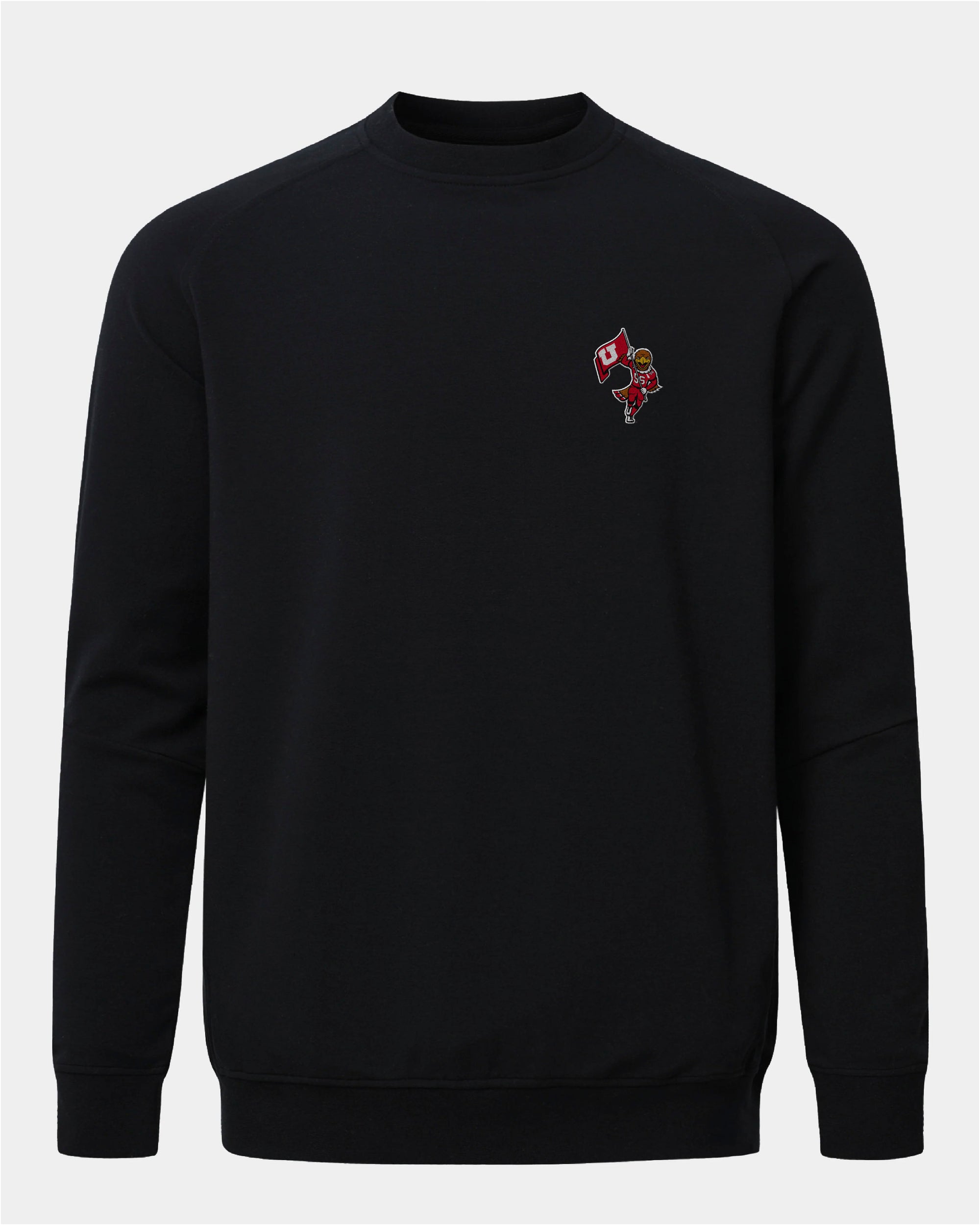 UofU Meridian Black Crewneck