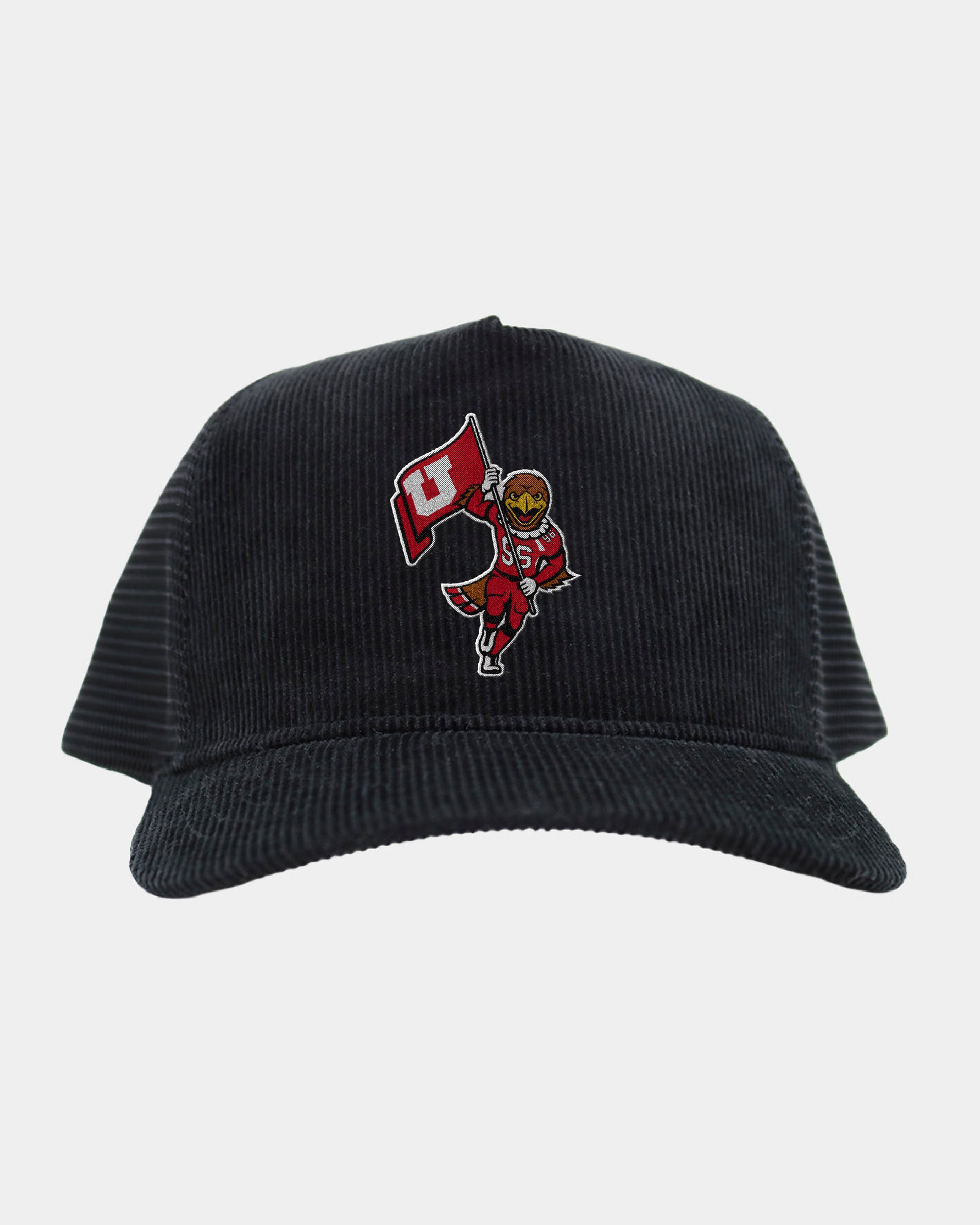 UofU Black Full Cord Fade Hat
