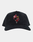 UofU Black Full Cord Fade Hat