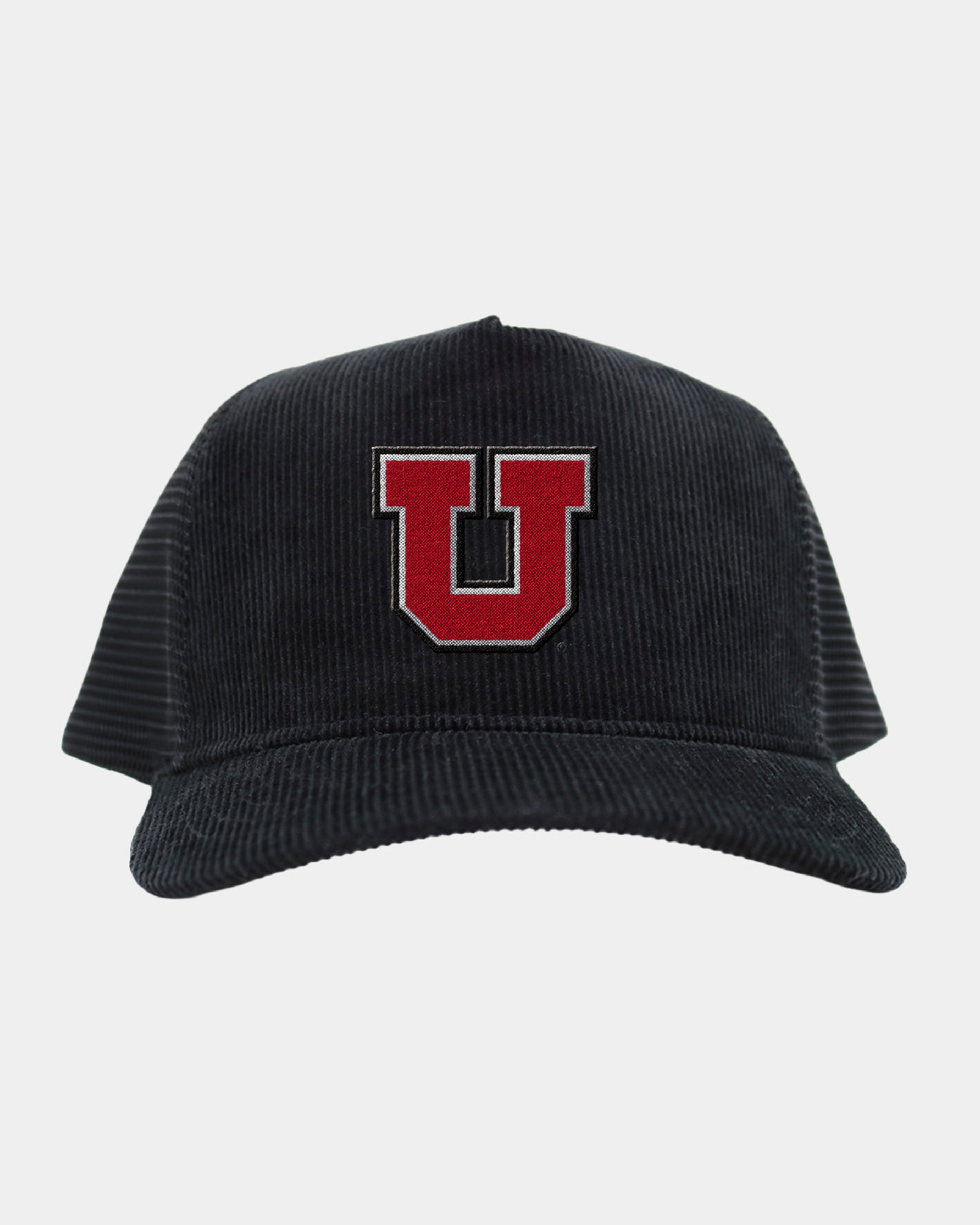 UofU Black Full Cord Fade Hat