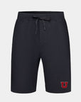 UofU Peak Sweat Black Shorts