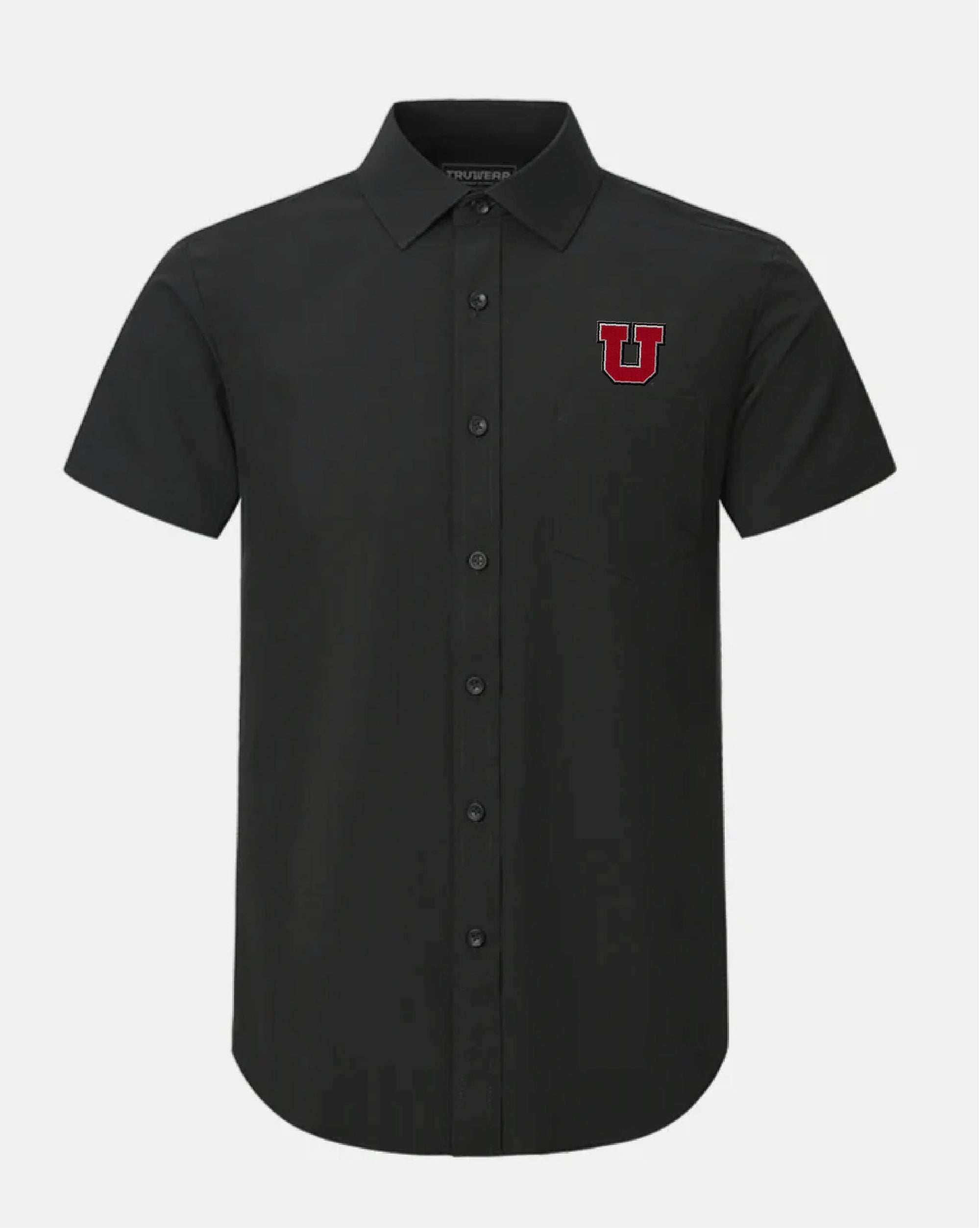 UofU Phenom Classic Black Short Sleeve Dress Shirt