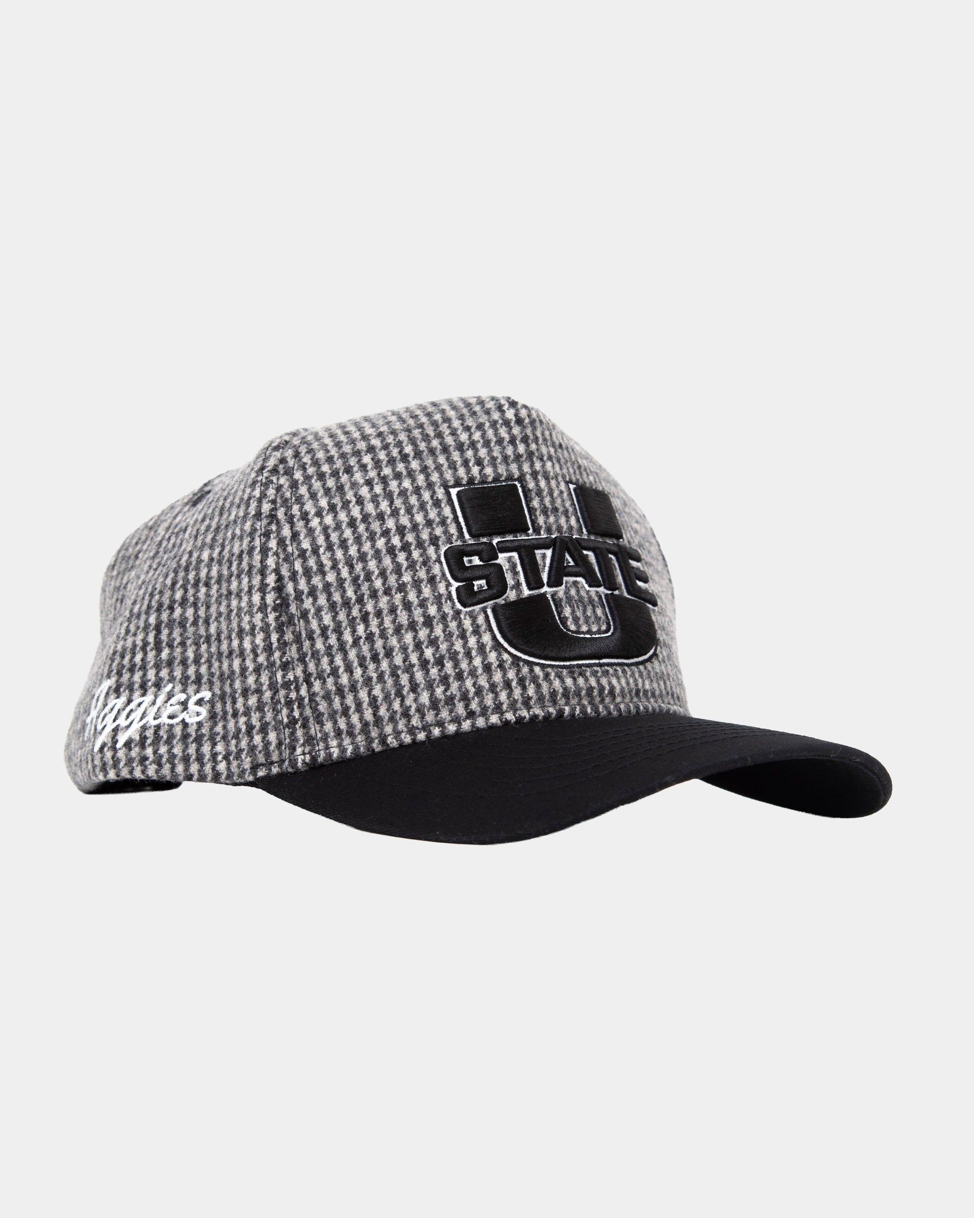 Fade Hat GreyBlack Houndstooth Ustate