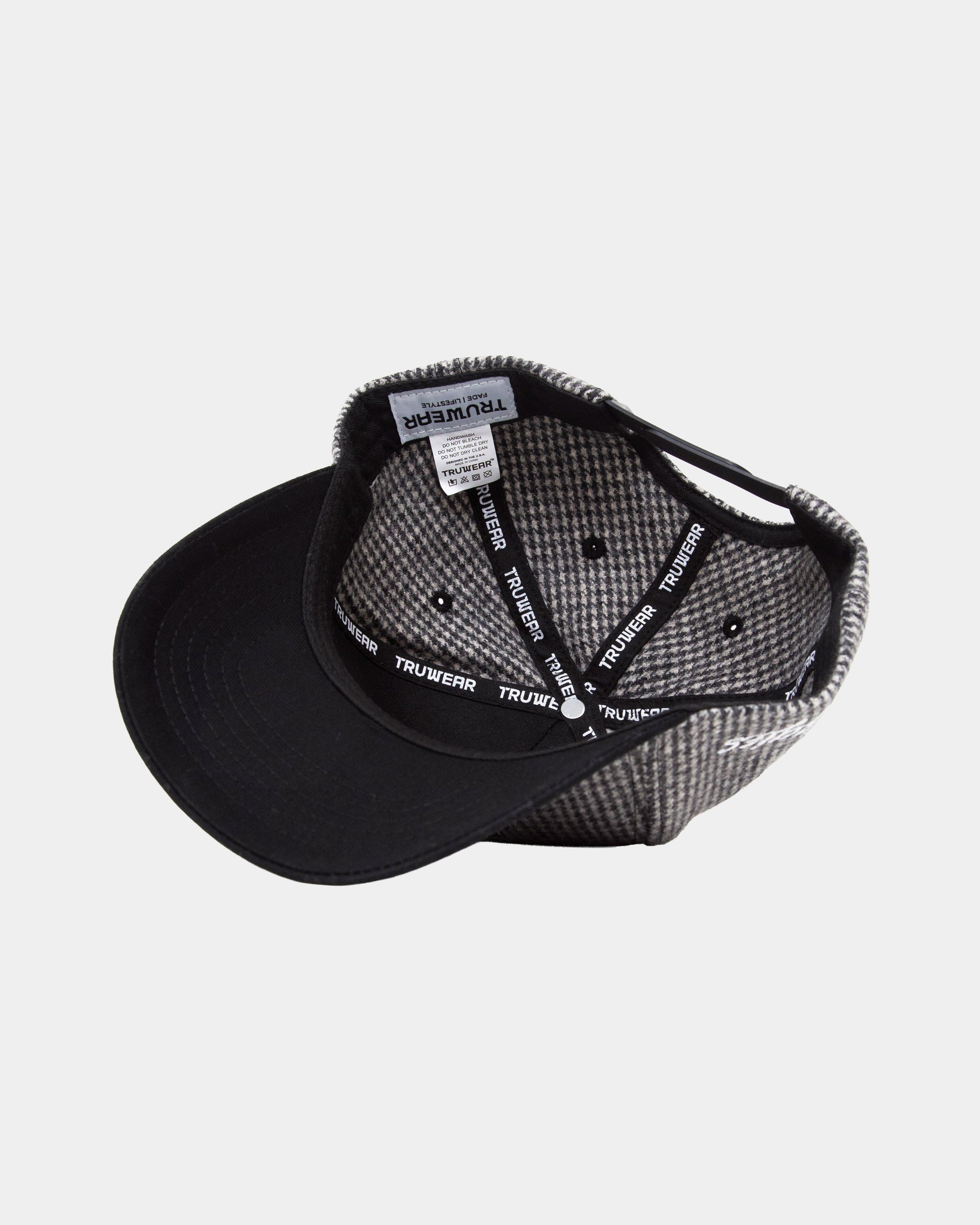 Fade Hat GreyBlack Houndstooth Ustate