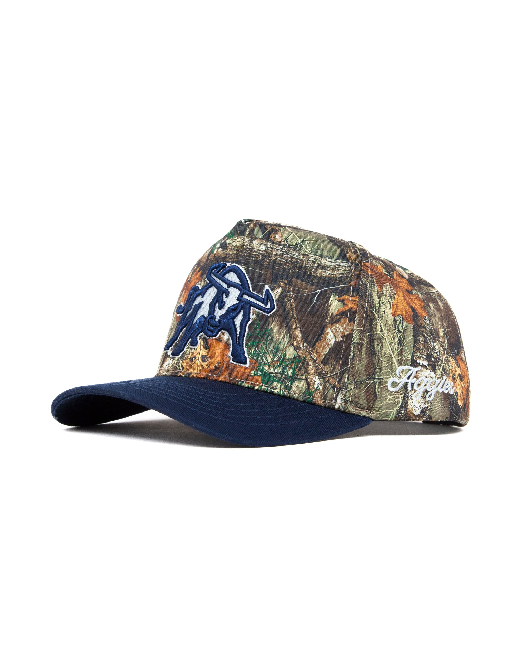 USU Big Blue Camo Hat