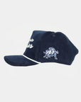 Unstructured Rope Hat Navy AGGIES