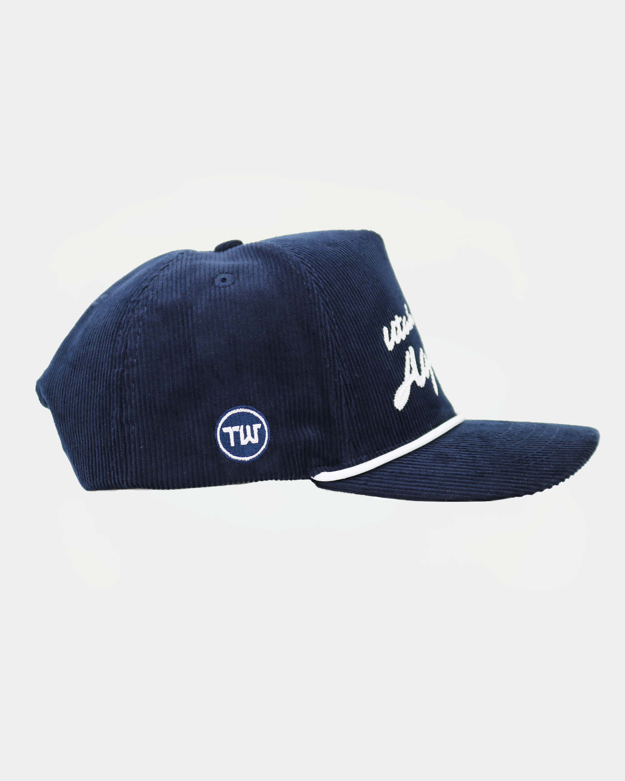 Unstructured Rope Hat Navy AGGIES