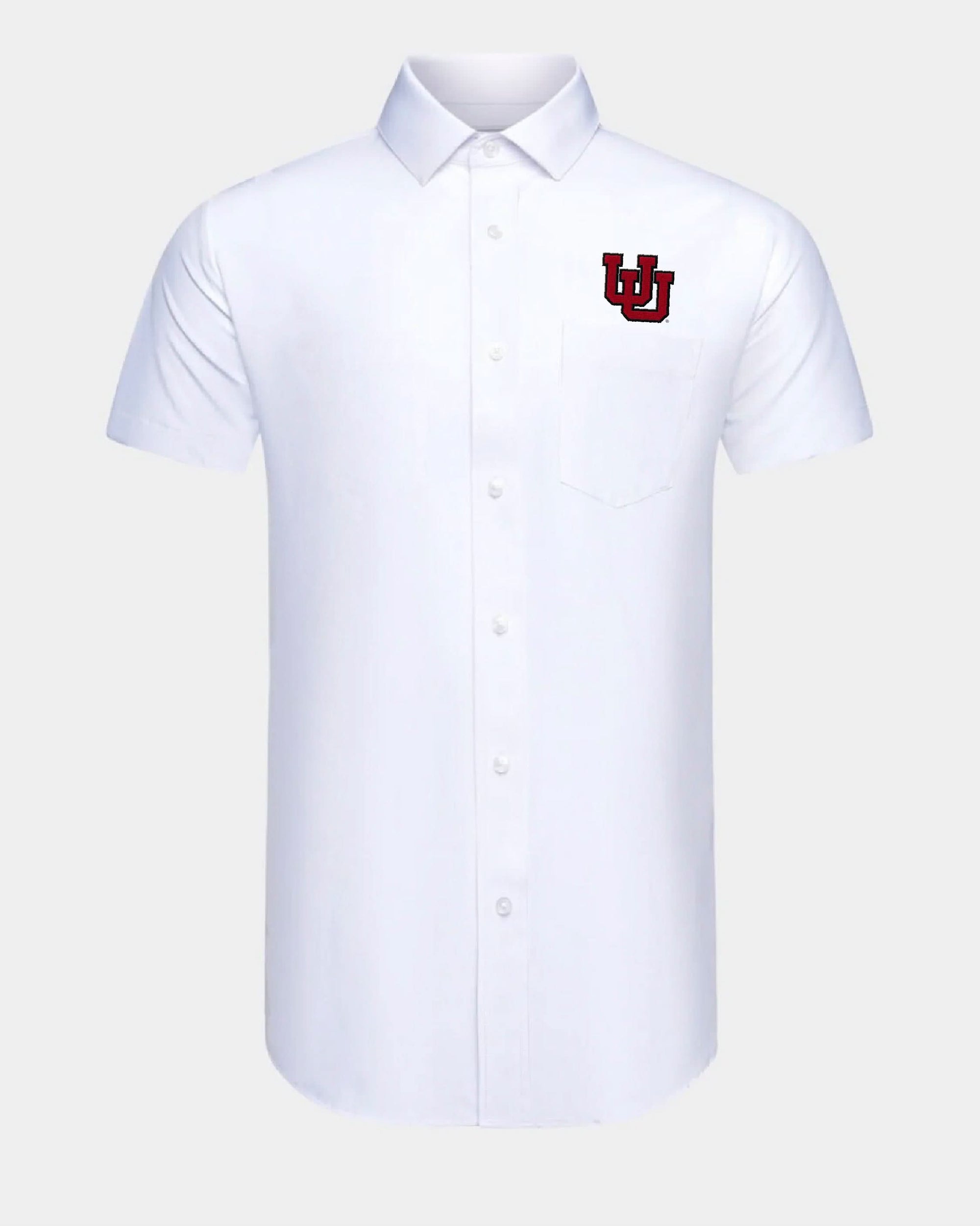 UofU Phenom Classic White Short Sleeve Dress Shirt