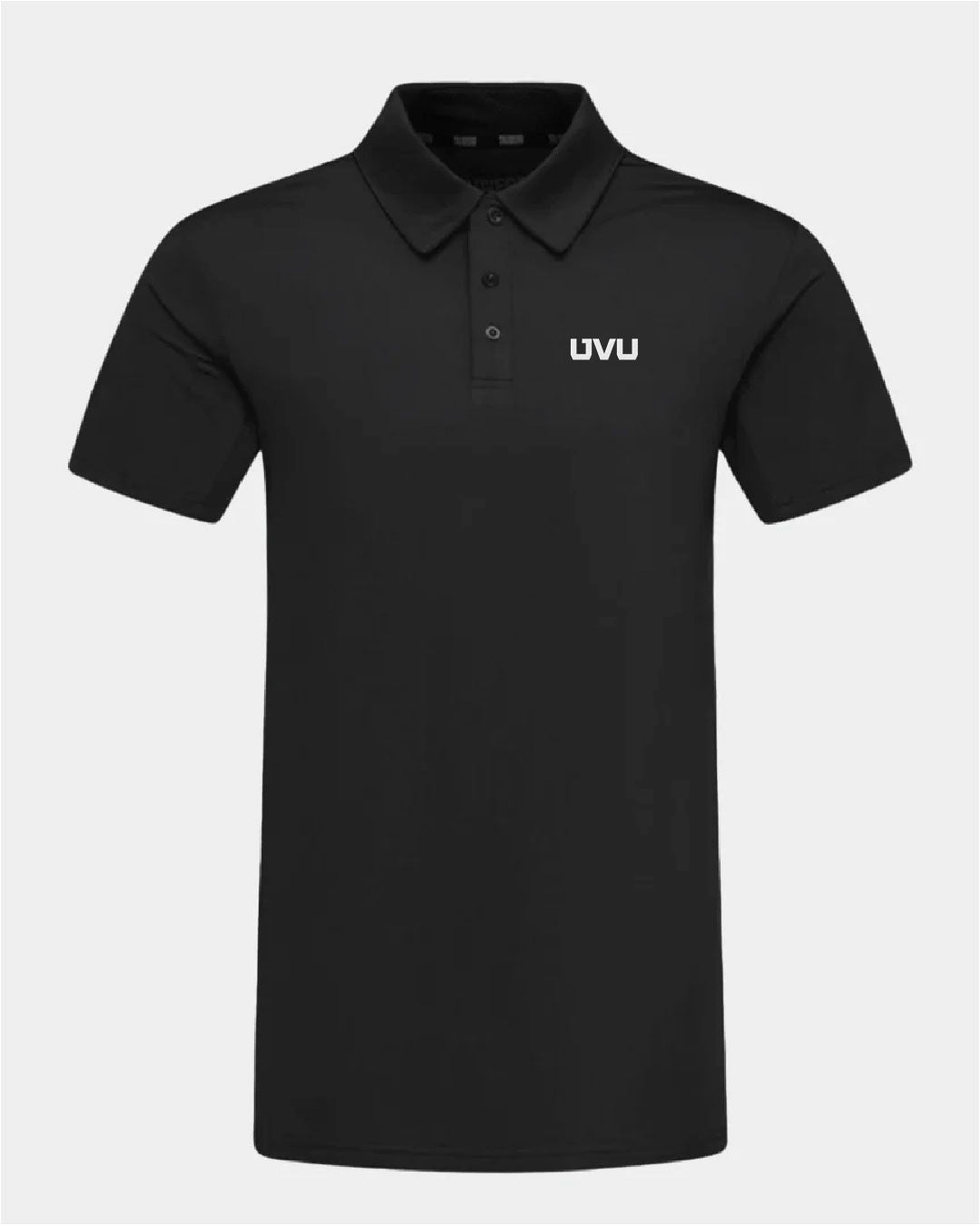 UVU Crest 2.0 Black Polo