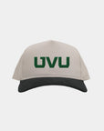 UVU Cream Black Cord Brim Fade Hat
