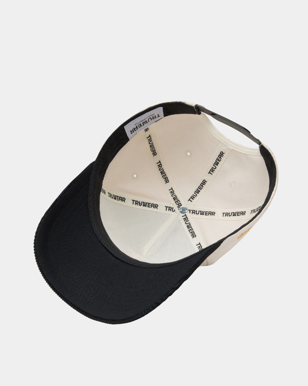 University of Idaho Cream Black Cord Brim Hat