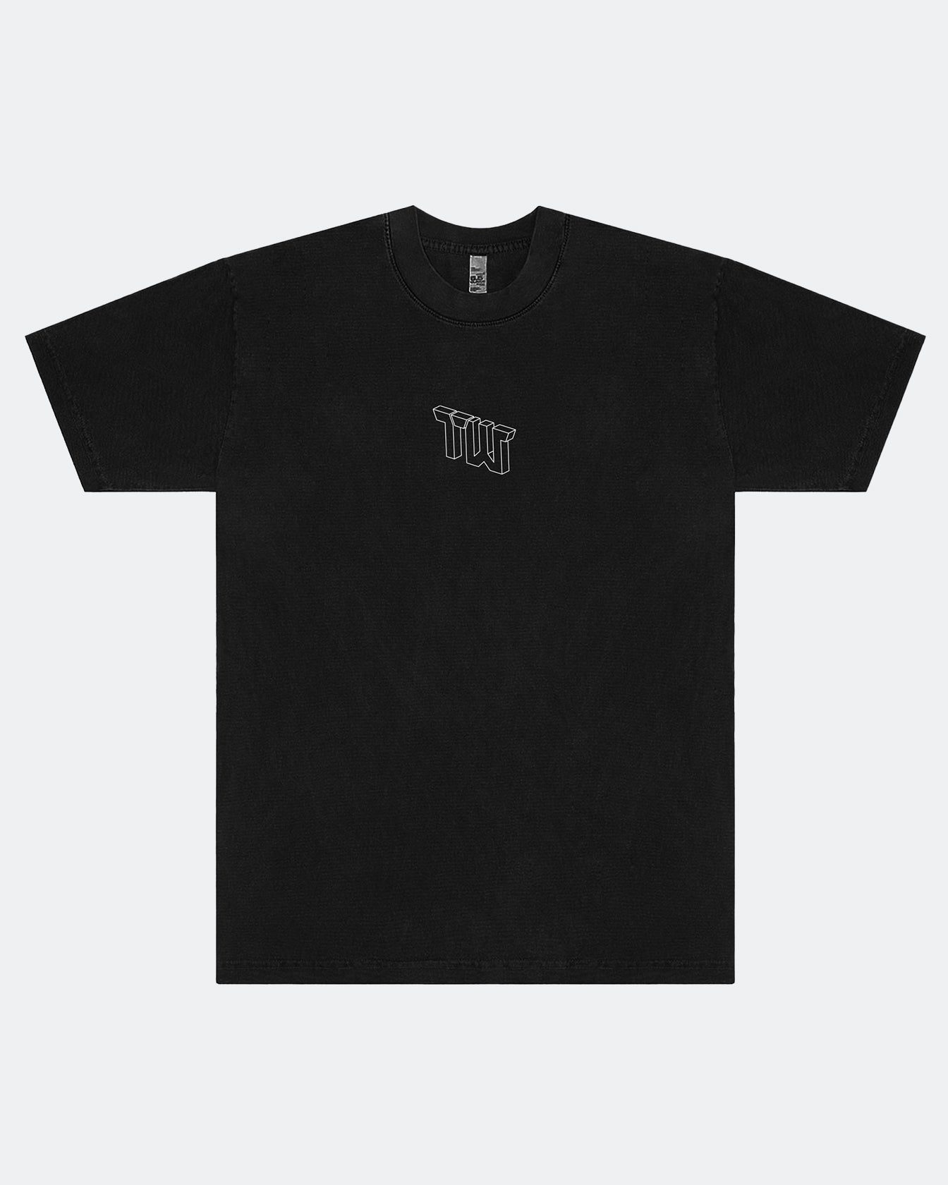 Deconstructed Black T Shirt