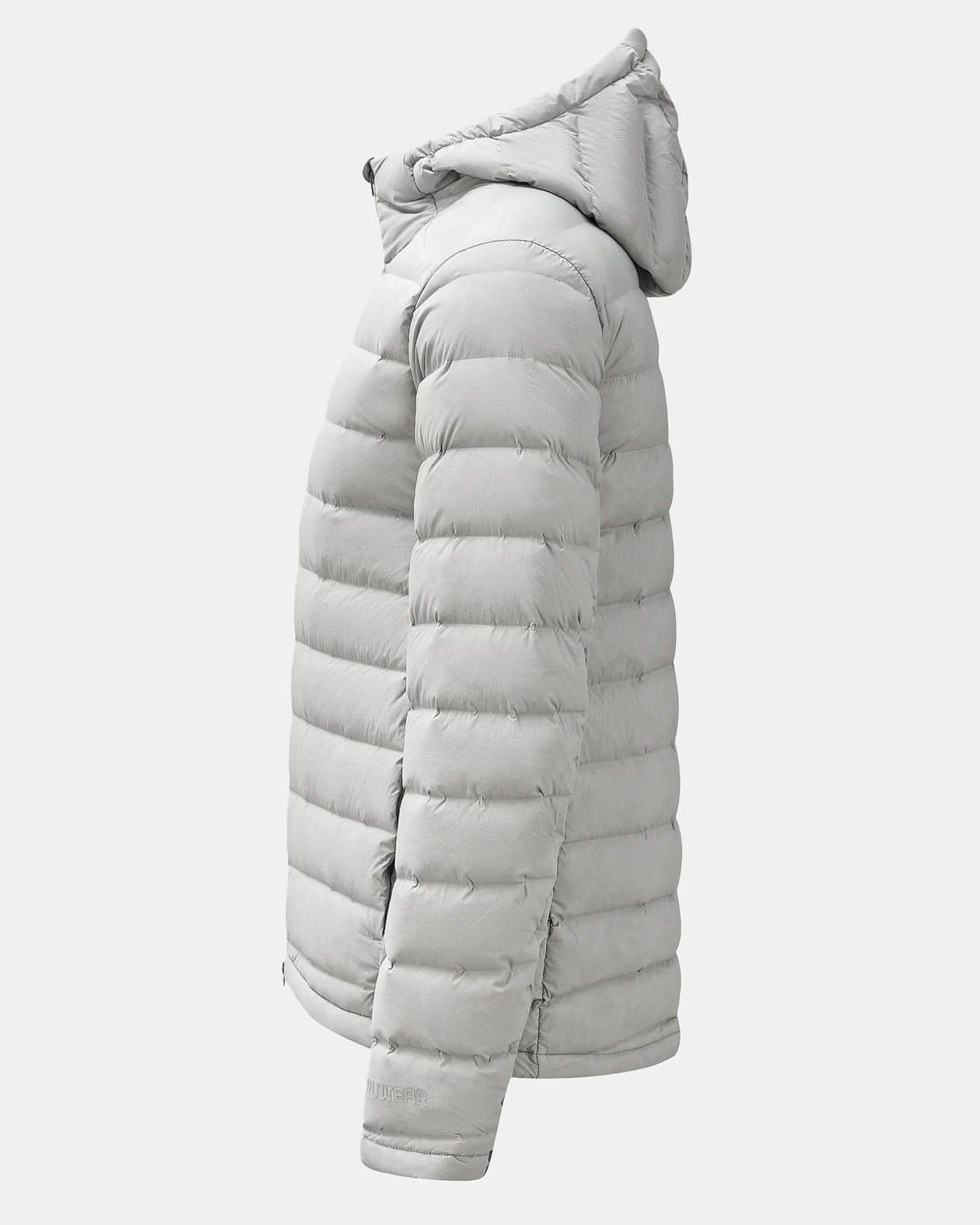 Quest Down Jacket Light Grey - Grey