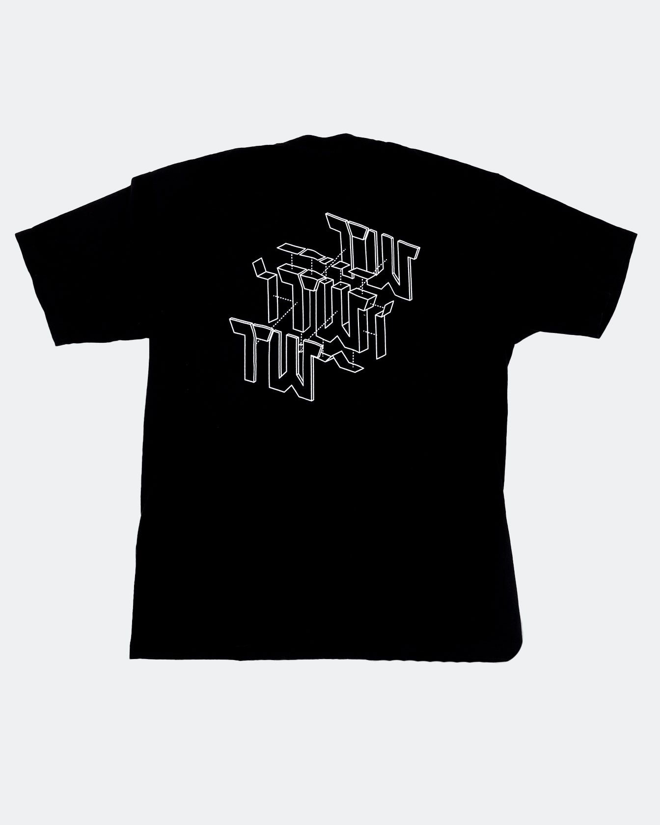 Deconstructed Black T Shirt