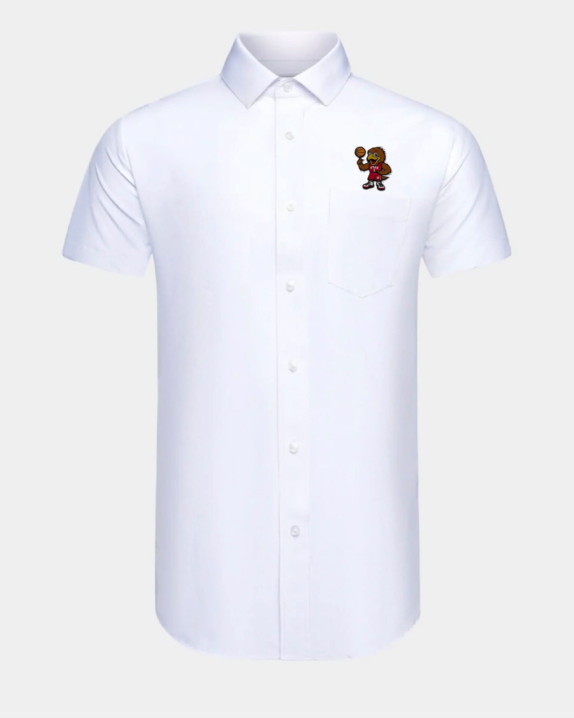 UofU Phenom Classic White Short Sleeve Dress Shirt