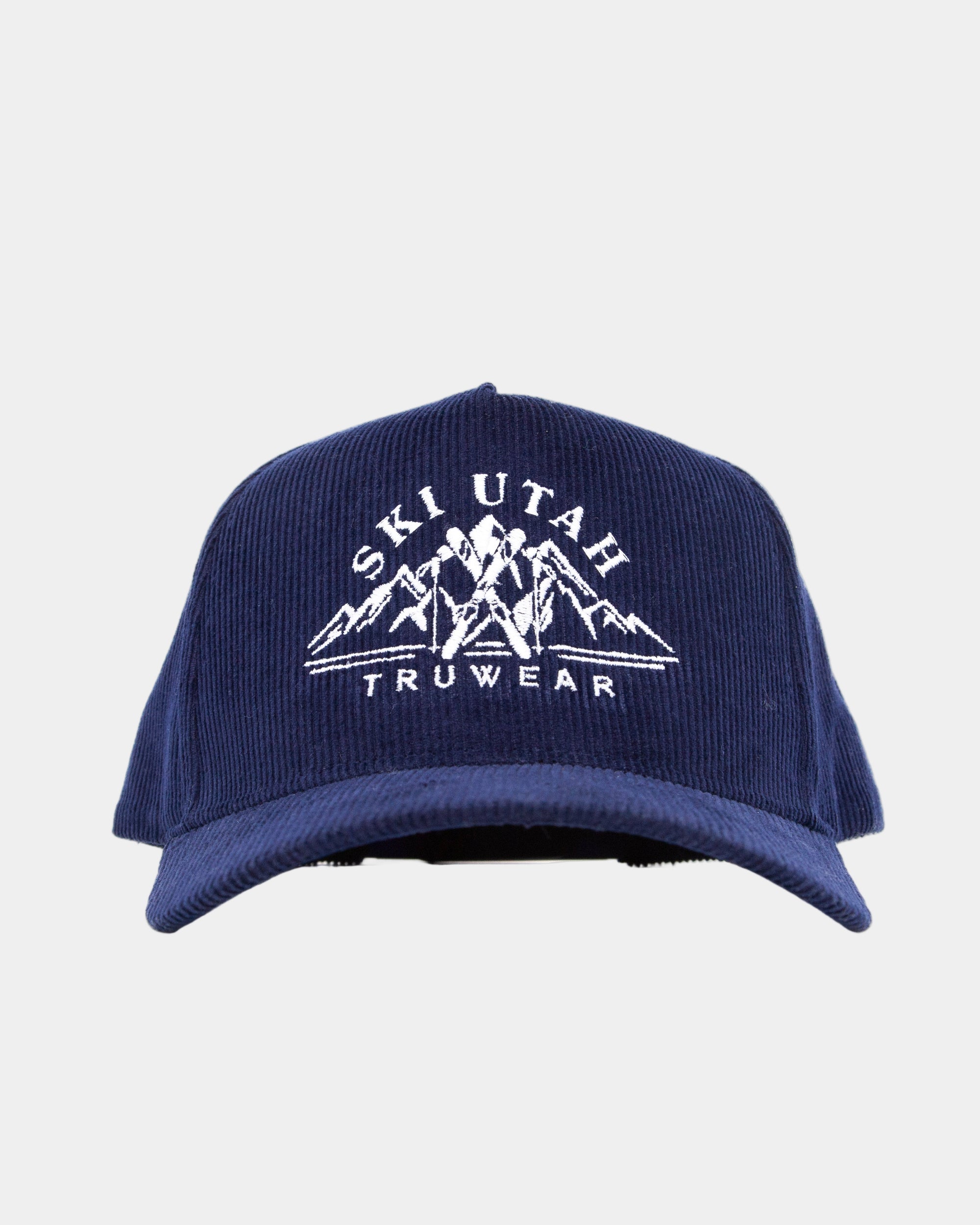 Ski Utah Navy Full Cord Fade Hat
