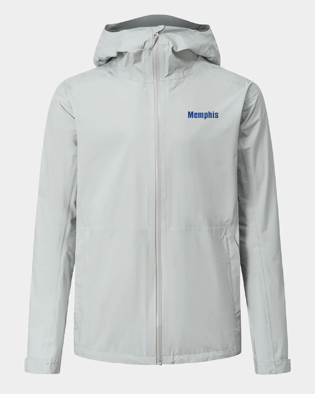 Memphis University Voyage Rain Jacket Light Grey