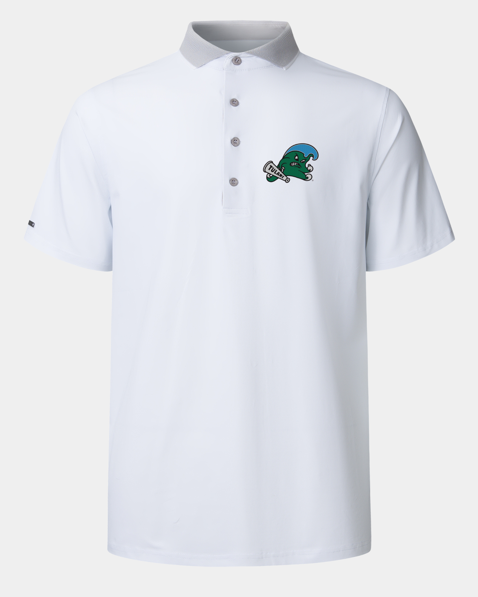 Tulane Monarch Polo White