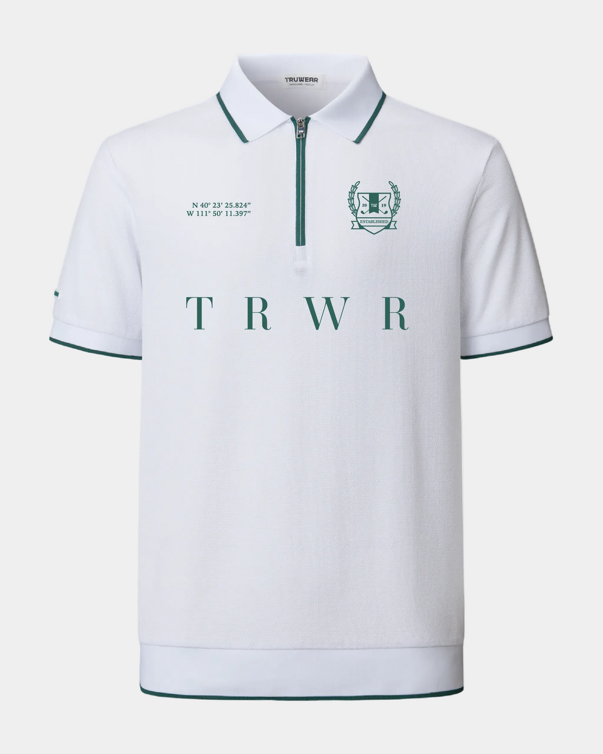 Trwr Rook TRUWEAR Vanguard Zip Polo – TRWR GOLF | Performance Golf Polo