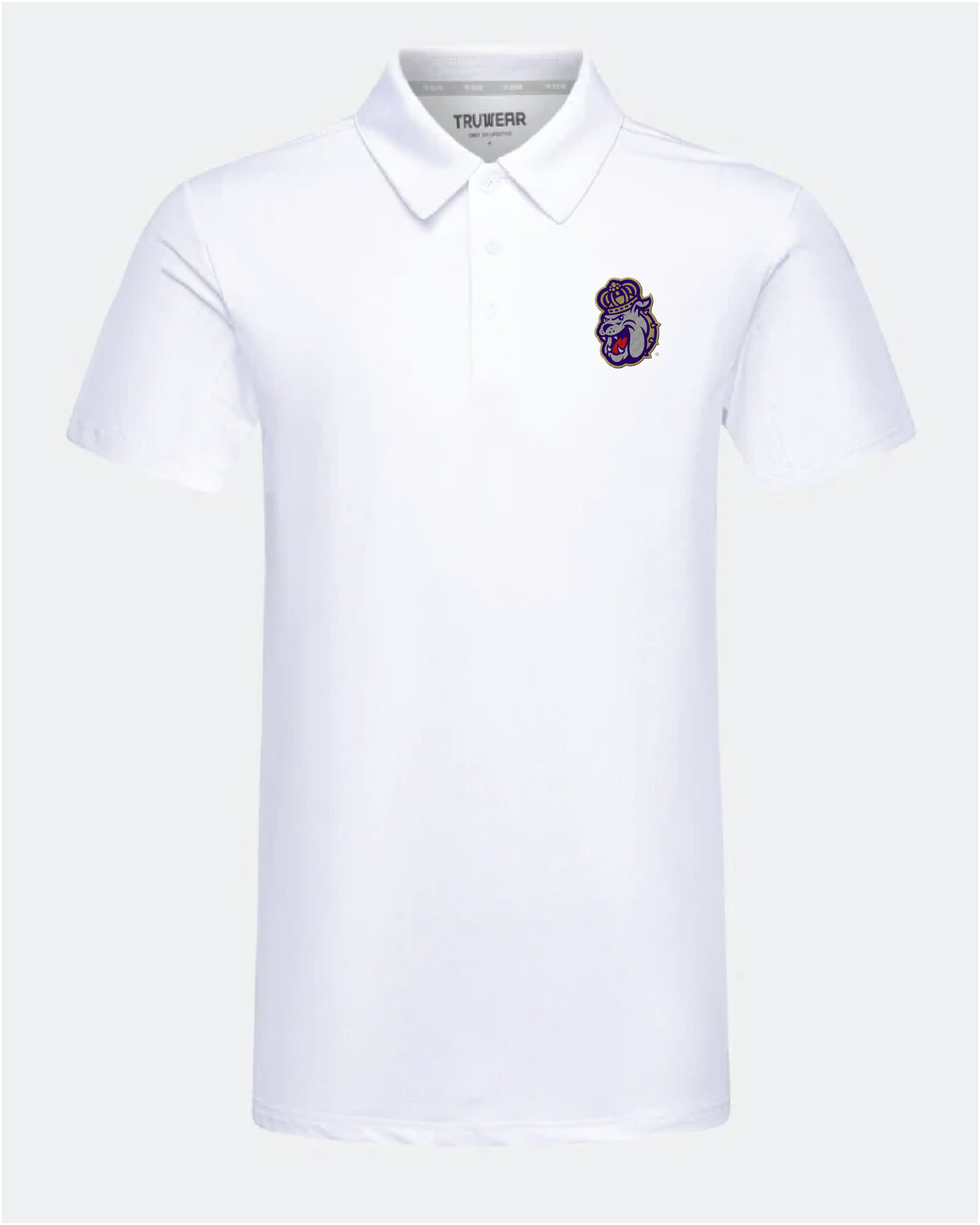 James Madison Crest 2.0 White Polo