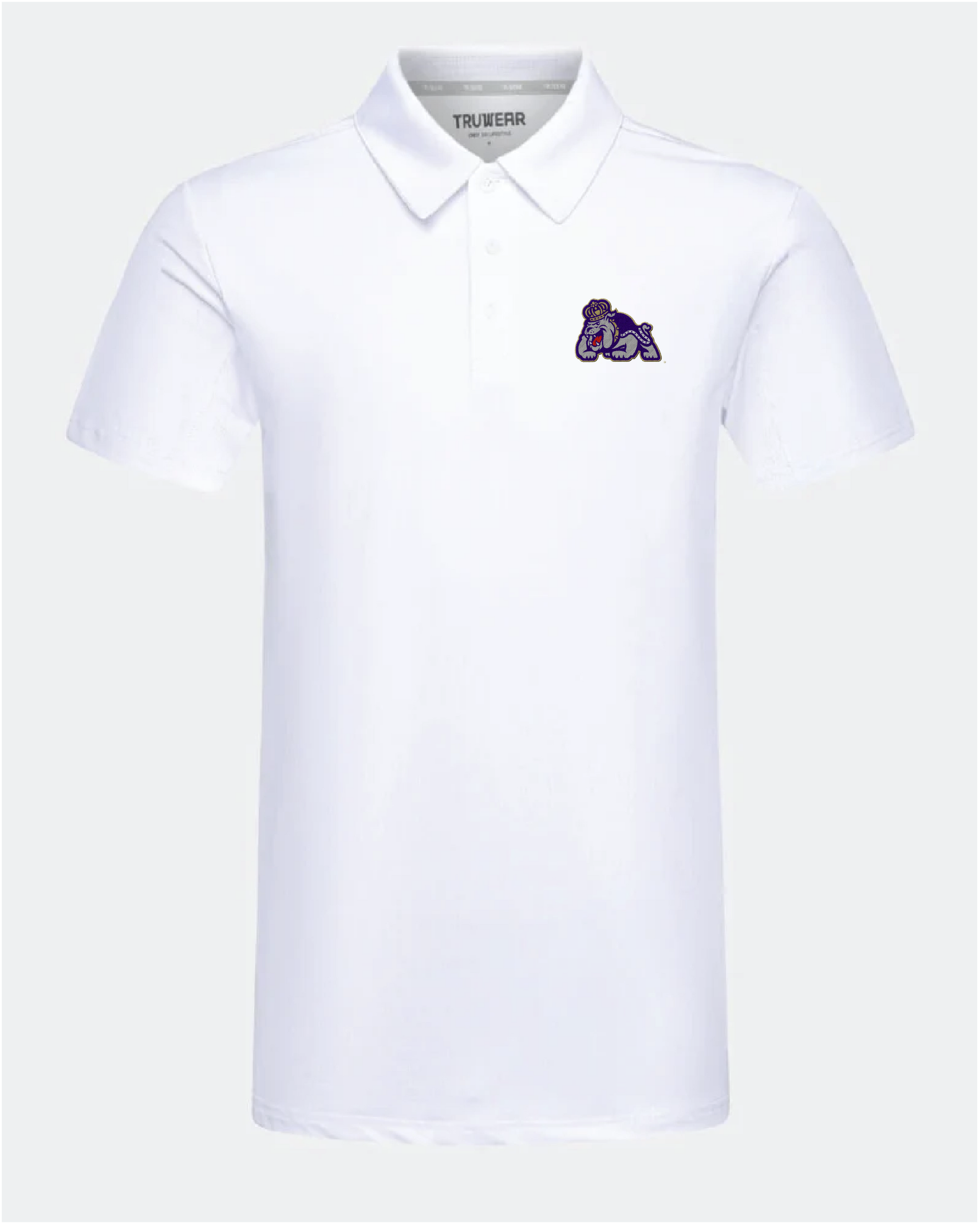 James Madison Crest 2.0 White Polo