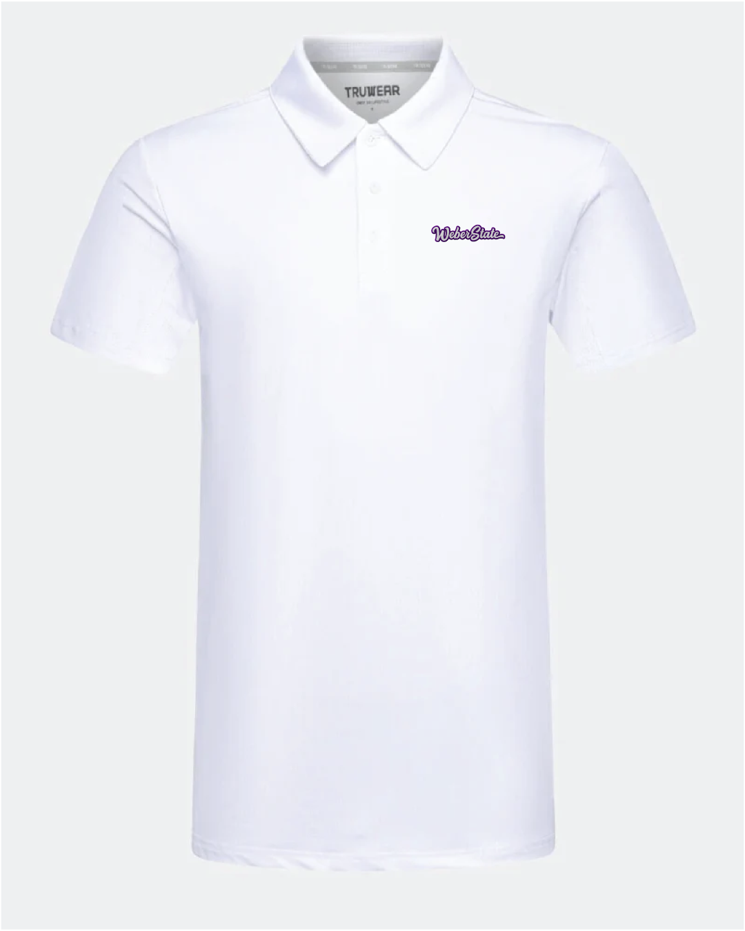 Weber State University Crest 2.0 White Polo