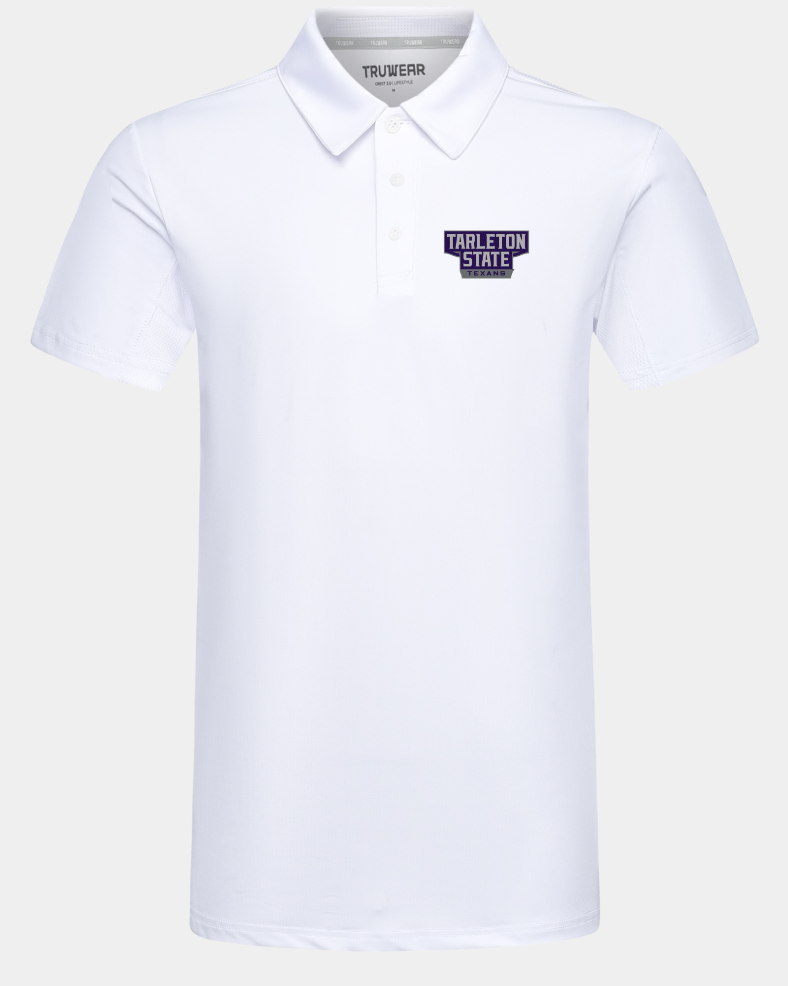 Tarleton State University Crest 2.0 Polo White