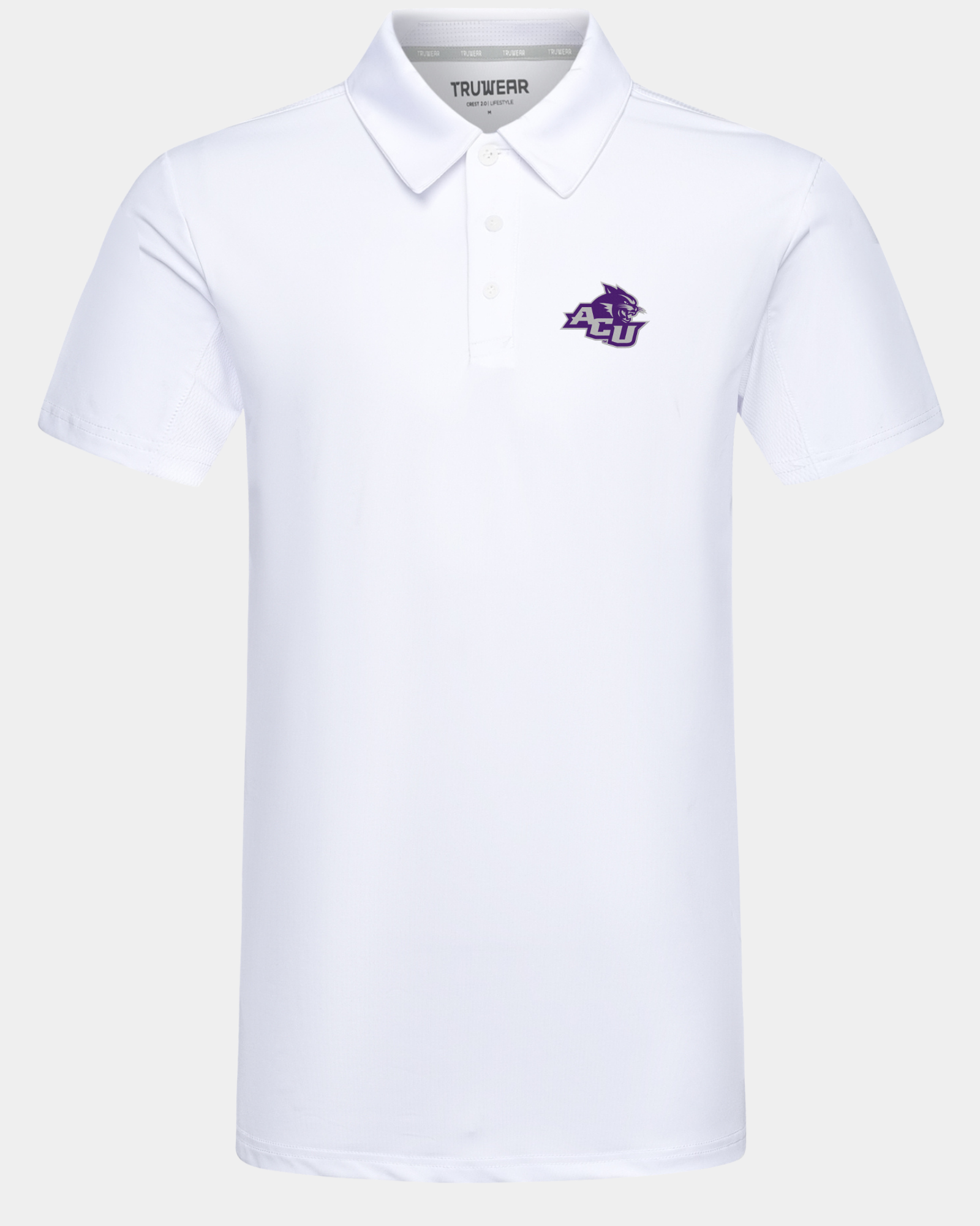 ACU Crest 2.0 Polo White